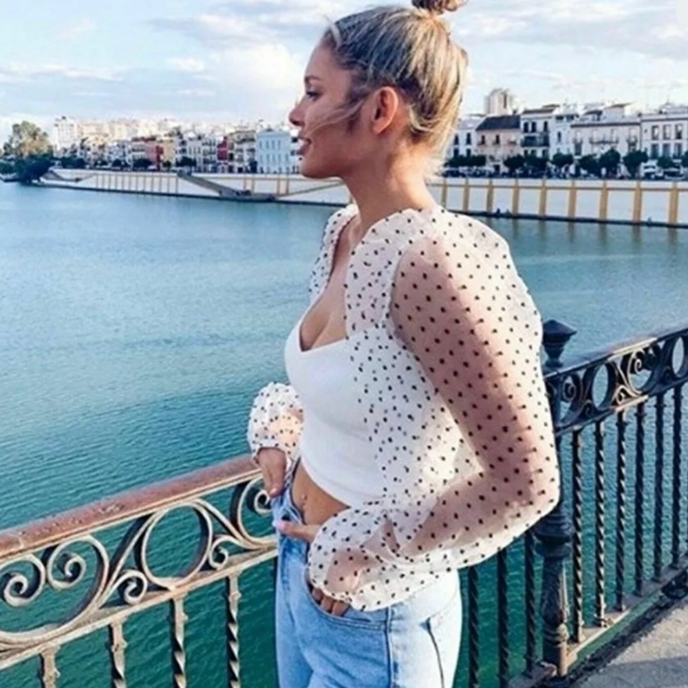 Zara Top 🦢 - Picture 3 of 6